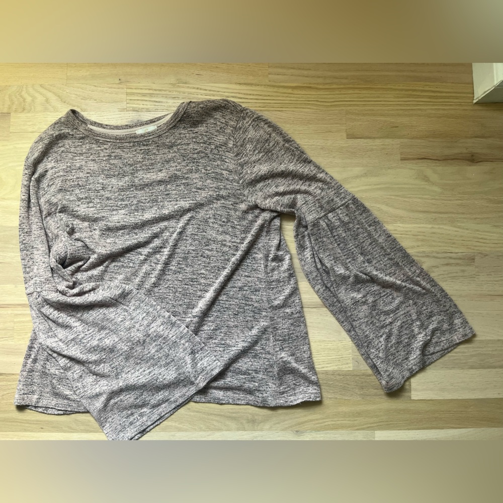 C Wonder Heathered Pink  Knit Sweater